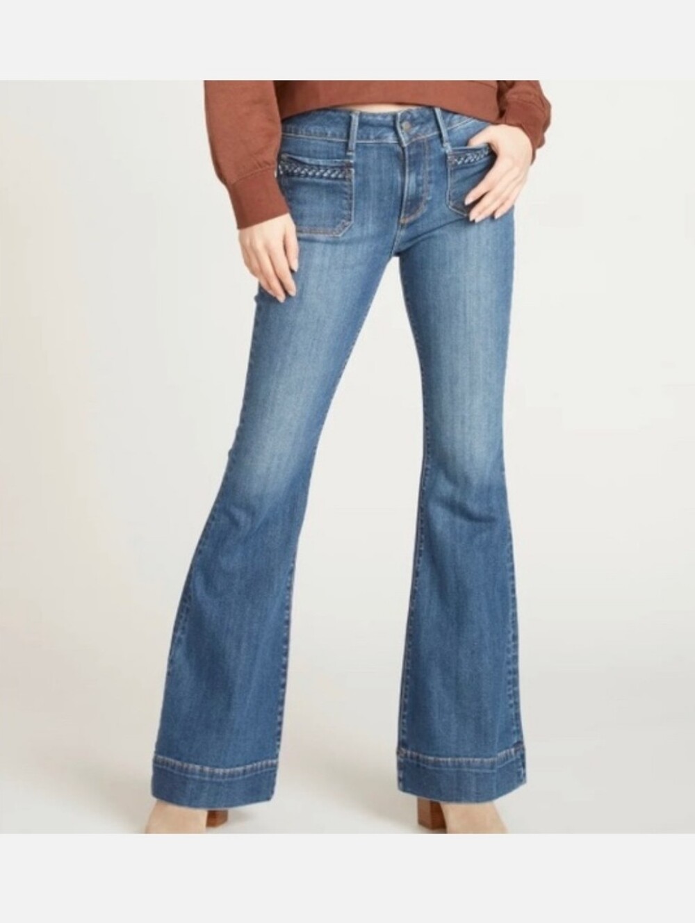 Driftwood Farrah Braided Dream Flare Jeans